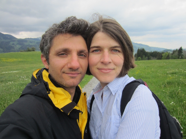 Brigitte and Sarven at Hoher Hirschberg, Switzerland